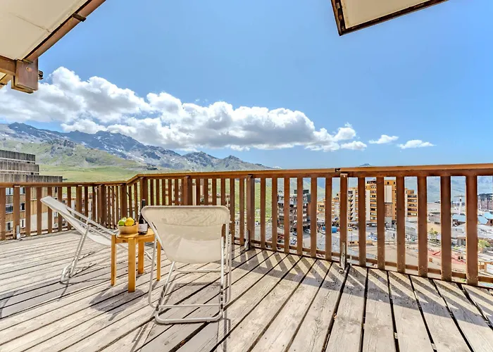 Comfort With Balcony Access And Parking Daire Val Thorens